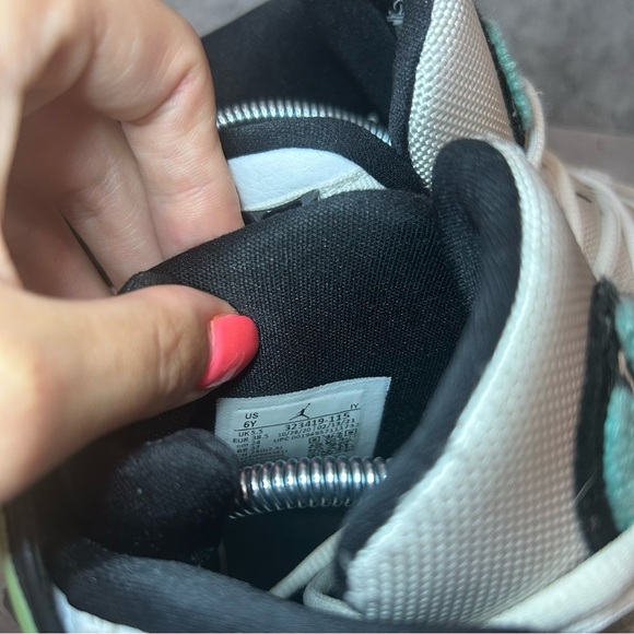 Nike Air Jordan 5 Rings Sneakers 323419-115 Womens sz 7.5 - white/black - Picture 5 of 6